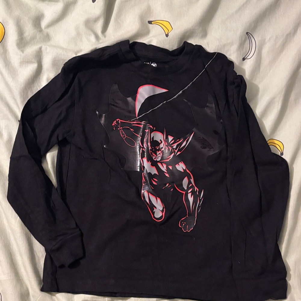 Black Long Sleeve Graphic Tee